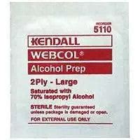 kendall alcohol prep pads msds sheet