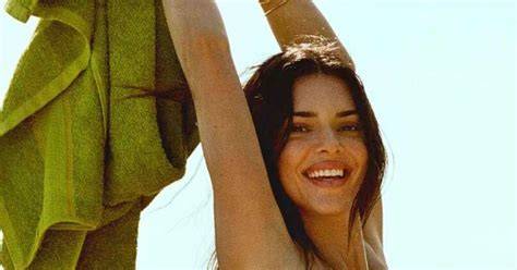 kendall jenner nude beach