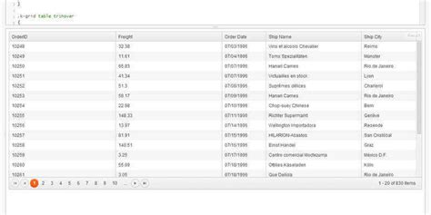 Read Online Kendo Grid Documentation 