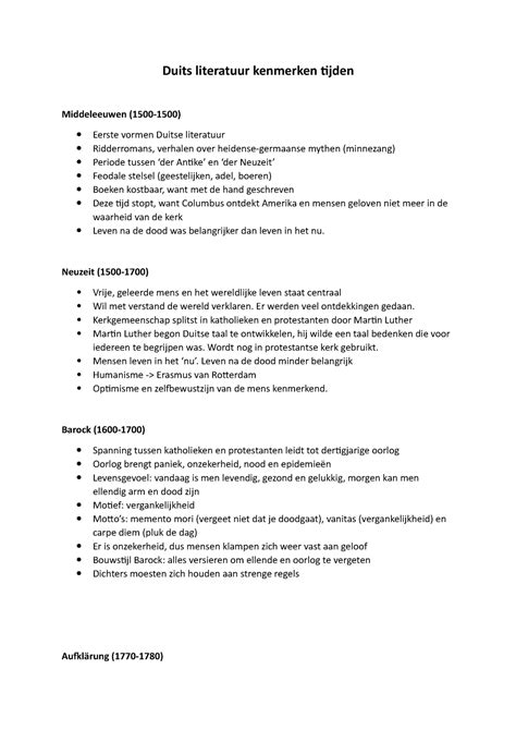 kenmerken classicistische literatuur