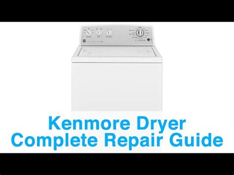 Download Kenmore Dryer Troubleshooting Guide 