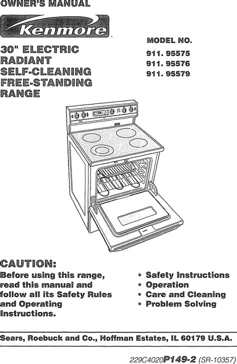 Full Download Kenmore Manual User Guide 