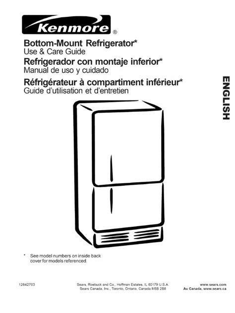 Full Download Kenmore Refrigerator Model 596 Manual File Type Pdf 