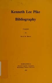 kenneth lee pike bibliography