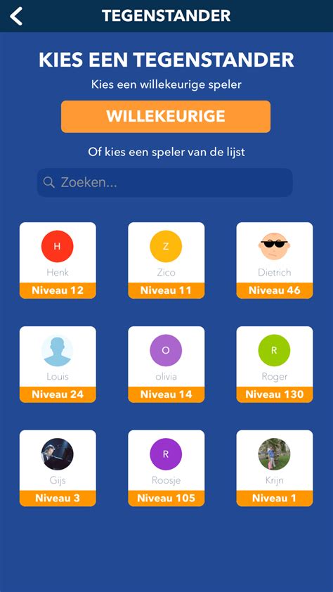 kennis quiz app