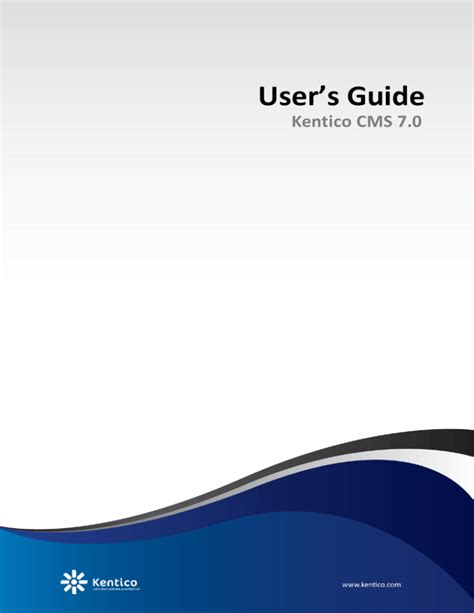 Download Kentico Cms User Guide 