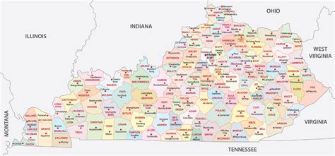 kentucky map