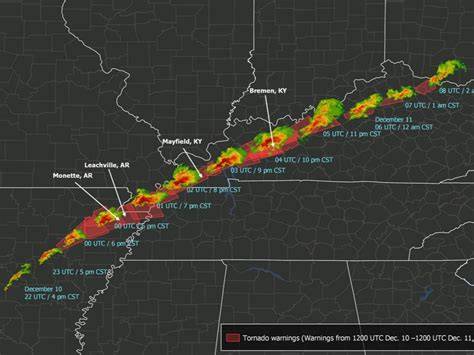 kentucky tornado map