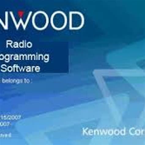 kenwood tk 158h software