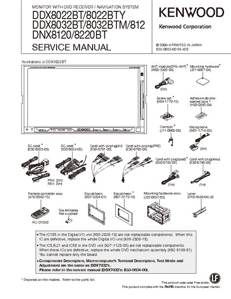 Read Kenwood Ddx812 User Guide 