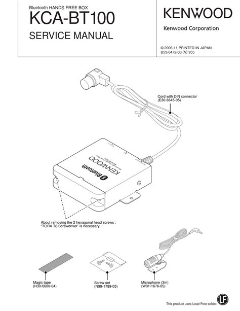 Full Download Kenwood Kca Bt100 User Guide 