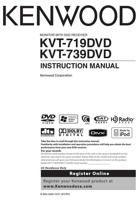 Read Online Kenwood Kvt 719Dvd User Guide 