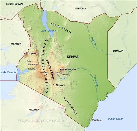 Kenya A Study In Physical And Human Geography