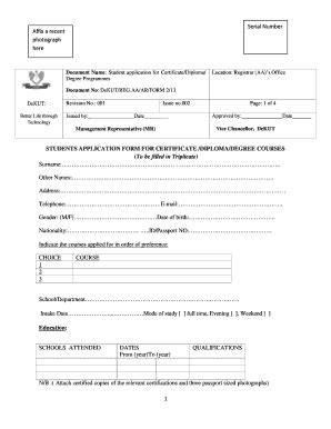 Kenya Polytechnic Application Form