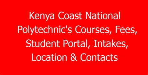 kenya polytechnics sep 2014 intake