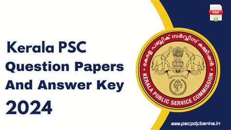 Download Kerala Psc Question Papers With Answers 
