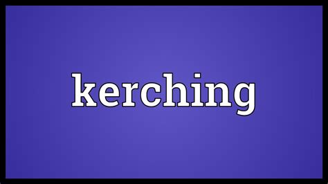 kerching meaning