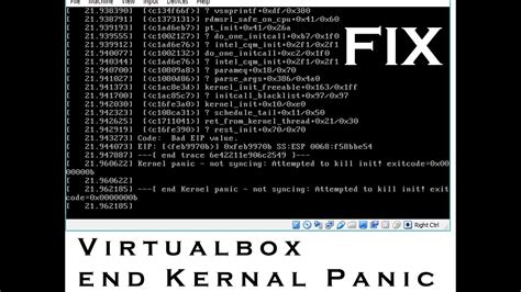 kernel panic not syncing vmware