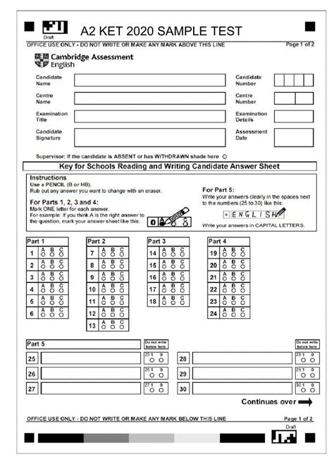 ket for schools practice test plus