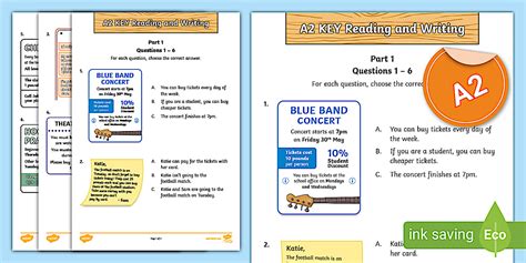 Ket Reading Writing Overview