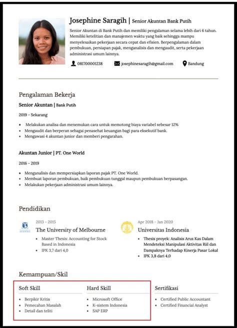 keterampilan dalam cv | 20 Contoh Biodata Diri Siswa SD SMP