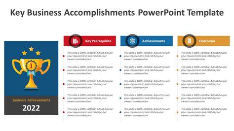 key accomplishments templates