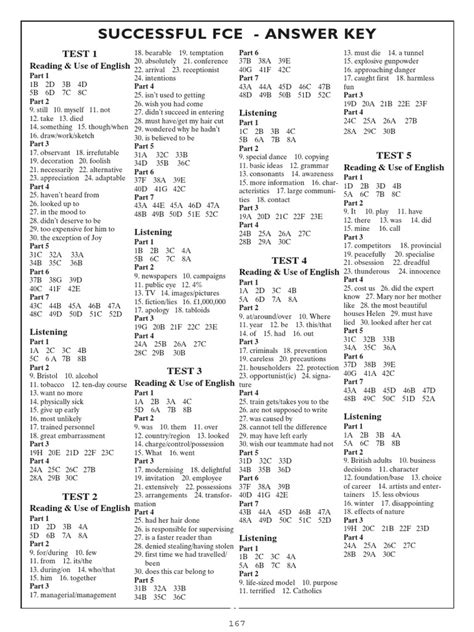 Key Fce Test 2011