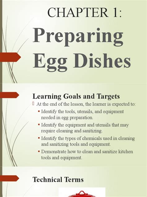 Key To Egg Cookery Chapter 32