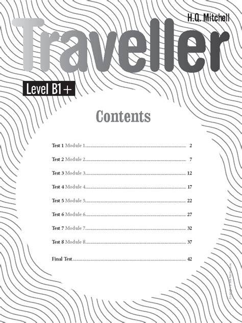 key to traveller level b1 test