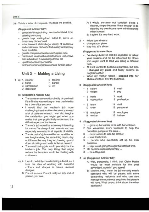 Full Download Key Answers Upstream Student Intermediate B2 