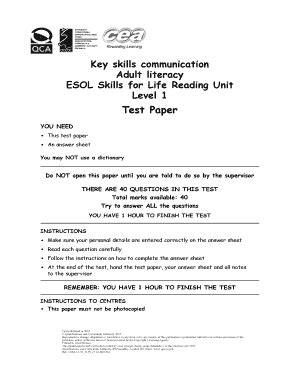 Download Key Skills Communication Adult Literacy Esol Skills For 