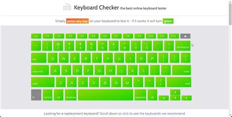 keyboard checker | Test bn phm online Keyboard Test Key