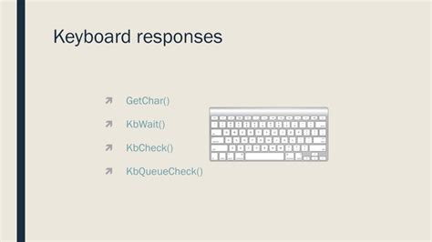 keyboard code matlab psychtoolbox