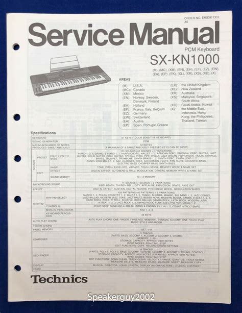 Keyboard Technics Manual