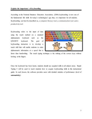 Read Online Keyboarding Methodology Instructional Guide For Teachers And 
