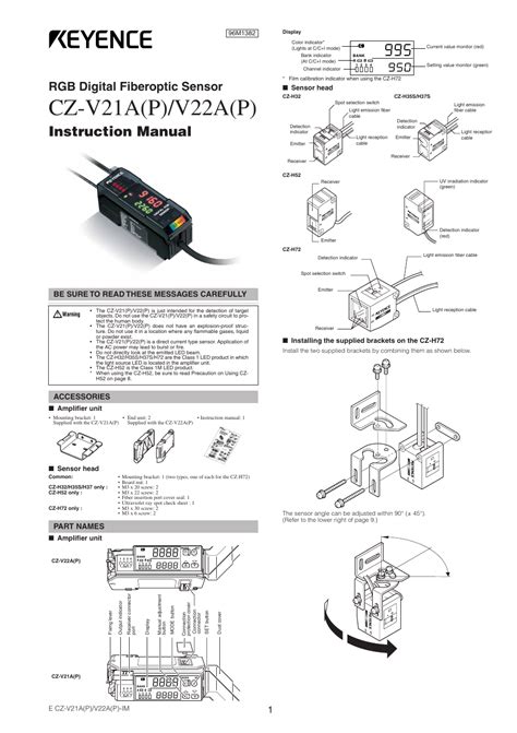 Read Keyence Color Sensor Manual 