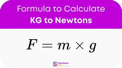 Kg To Newtons