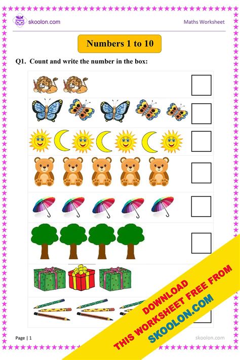 Kg1 School Materials