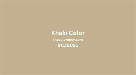 Khaki Color Chart Warna Khaki - Warna Khaki