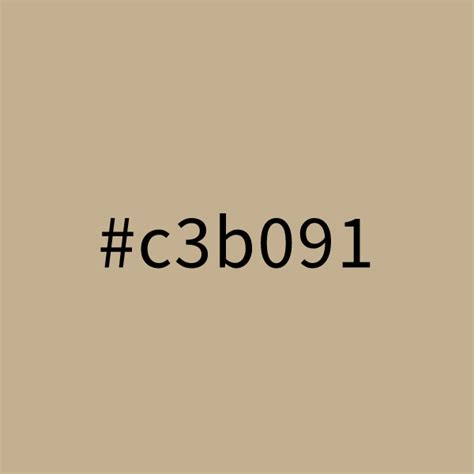 Khaki Color Code Is C3b091 Warna Kakhi - Warna Kakhi