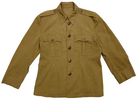 Khaki  Original British Army Khaki Drill Tunic In Jackets - Khaki