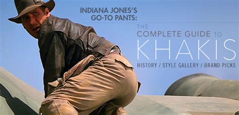 Khaki Warna  Indiana Jones 39 S Go To Pants The - Khaki Warna