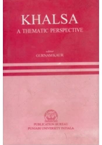 Download Khalsa A Thematic Perspective 