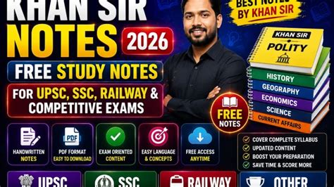 Khan Sir Notes