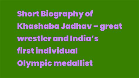 khashaba jadhav biography sample