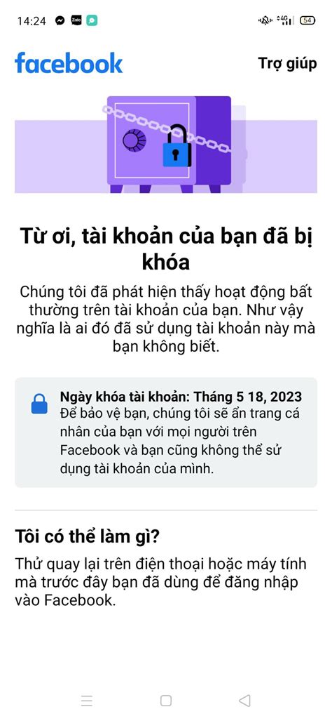 khoá fb | Hng dn cch kha Facebook tm thi