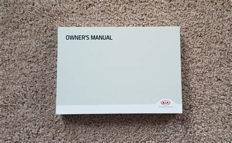 kia rio user manual