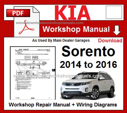 Full Download Kia Sorento Repair Manual 