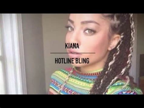 kiana brown hotline bling