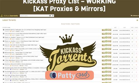 Kickass Torrents Kat Proxy